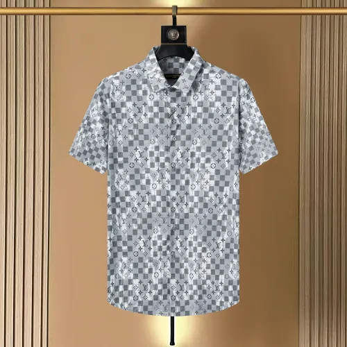 Wholesale Louis Vuitton LV Shirts Short Sleeved For Men #1445529 $36.00 USD, Wholesale Quality Replica Louis Vuitton LV Shirts