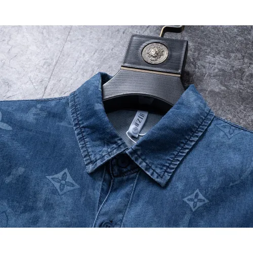 Replica Louis Vuitton LV Shirts Short Sleeved For Men #1445532 $39.00 USD for Wholesale