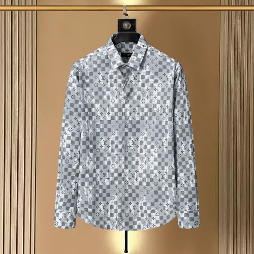 Wholesale Louis Vuitton LV Shirts Long Sleeved For Men #1445533 $38.00 USD, Wholesale Quality Replica Louis Vuitton LV Shirts
