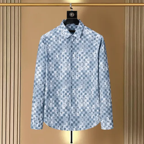 Wholesale Louis Vuitton LV Shirts Long Sleeved For Men #1445534 $38.00 USD, Wholesale Quality Replica Louis Vuitton LV Shirts
