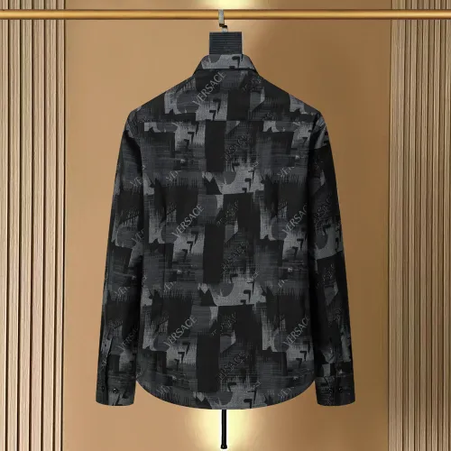 Replica Versace Shirts Long Sleeved For Men #1445536 $38.00 USD for Wholesale