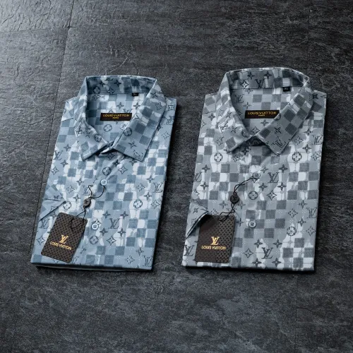 Replica Louis Vuitton LV Shirts Long Sleeved For Men #1445537 $38.00 USD for Wholesale