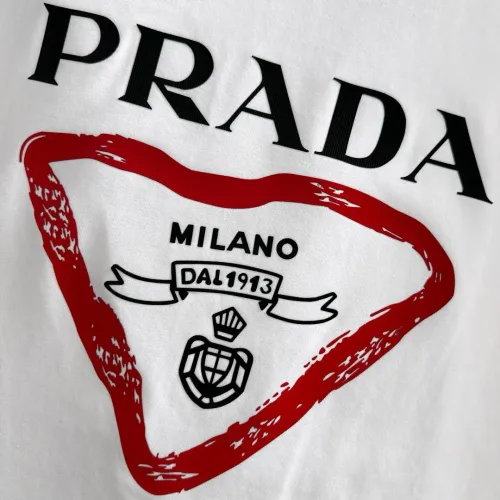 Replica Prada T-Shirts Short Sleeved For Men #1445543 $40.00 USD for Wholesale