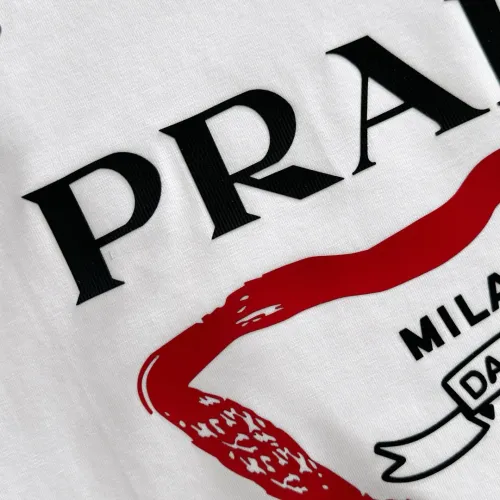 Replica Prada T-Shirts Short Sleeved For Men #1445543 $40.00 USD for Wholesale