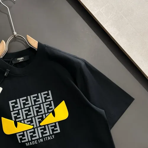 Replica Fendi T-Shirts Short Sleeved For Men #1445546 $40.00 USD for Wholesale