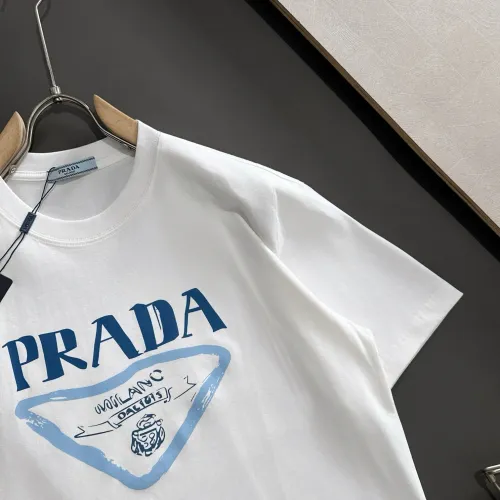 Replica Prada T-Shirts Short Sleeved For Men #1445555 $40.00 USD for Wholesale