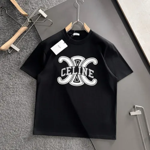 Wholesale Celine T-Shirts Short Sleeved For Men #1445558 $40.00 USD, Wholesale Quality Replica Celine T-Shirts