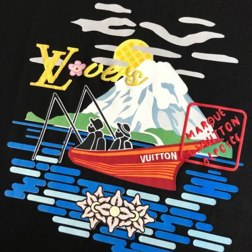 Replica Louis Vuitton LV T-Shirts Short Sleeved For Men #1445561 $40.00 USD for Wholesale
