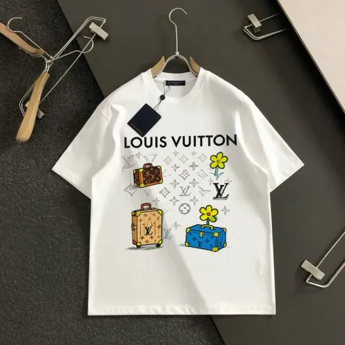 Wholesale Louis Vuitton LV T-Shirts Short Sleeved For Men #1445569 $40.00 USD, Wholesale Quality Replica Louis Vuitton LV T-Shirts