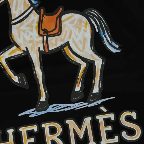 Replica Hermes T-Shirts Short Sleeved For Men #1445576 $40.00 USD for Wholesale