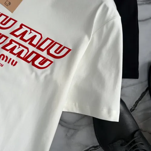 Replica MIU MIU T-Shirts Short Sleeved For Men #1445577 $40.00 USD for Wholesale