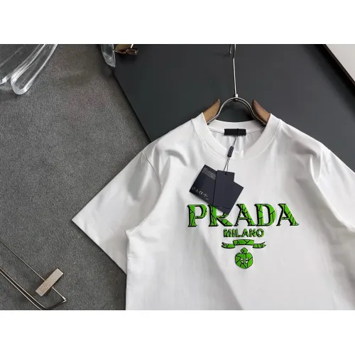 Replica Prada T-Shirts Short Sleeved For Men #1445583 $40.00 USD for Wholesale