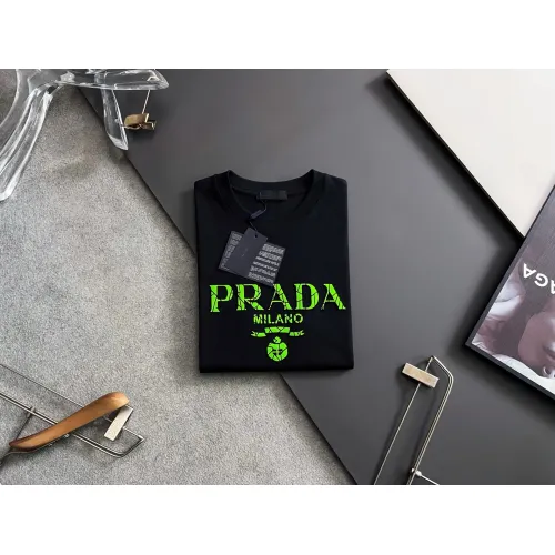 Replica Prada T-Shirts Short Sleeved For Men #1445584 $40.00 USD for Wholesale