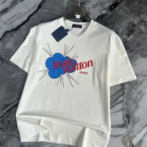 Wholesale Louis Vuitton LV T-Shirts Short Sleeved For Men #1445595 $40.00 USD, Wholesale Quality Replica Louis Vuitton LV T-Shirts