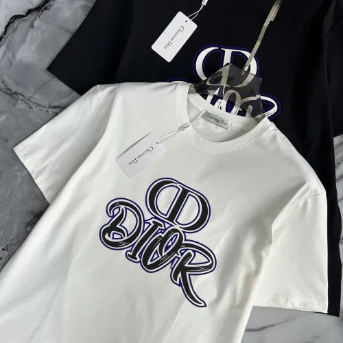 Replica Christian Dior T-Shirts Short Sleeved For Men #1445597 $40.00 USD for Wholesale
