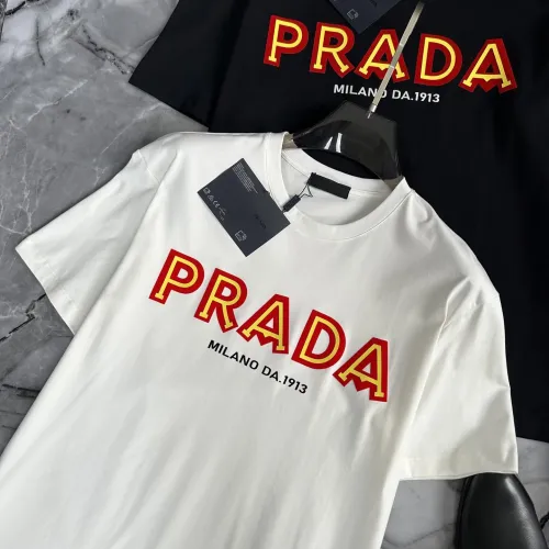 Replica Prada T-Shirts Short Sleeved For Men #1445599 $40.00 USD for Wholesale