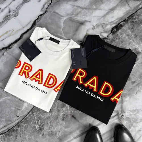 Replica Prada T-Shirts Short Sleeved For Men #1445600 $40.00 USD for Wholesale