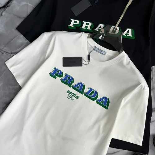 Replica Prada T-Shirts Short Sleeved For Men #1445609 $40.00 USD for Wholesale