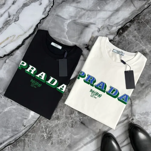 Replica Prada T-Shirts Short Sleeved For Men #1445610 $40.00 USD for Wholesale