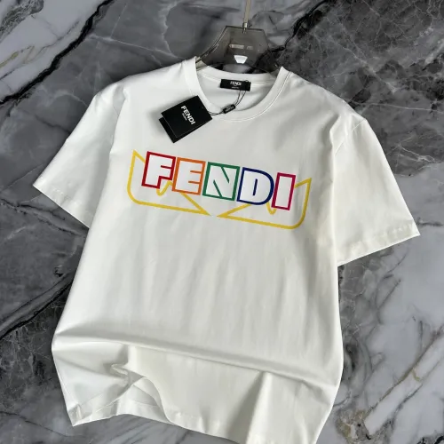 Wholesale Fendi T-Shirts Short Sleeved For Men #1445611 $40.00 USD, Wholesale Quality Replica Fendi T-Shirts