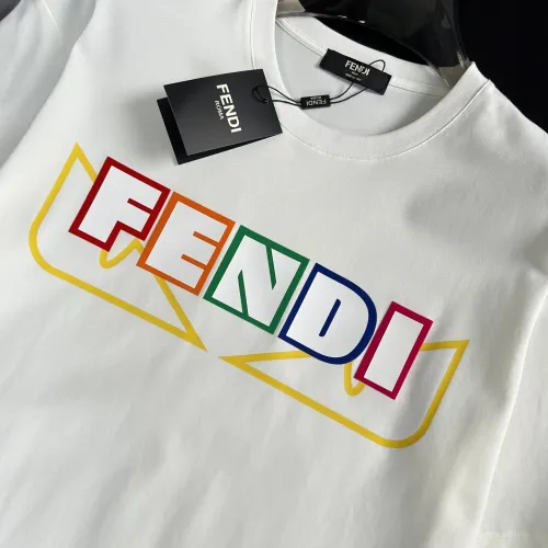 Replica Fendi T-Shirts Short Sleeved For Men #1445611 $40.00 USD for Wholesale