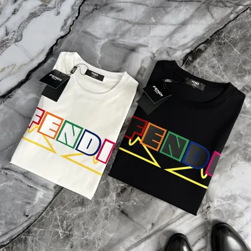 Replica Fendi T-Shirts Short Sleeved For Men #1445612 $40.00 USD for Wholesale