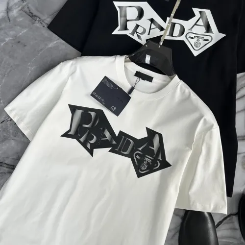 Replica Prada T-Shirts Short Sleeved For Men #1445619 $40.00 USD for Wholesale