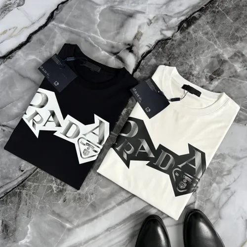 Replica Prada T-Shirts Short Sleeved For Men #1445620 $40.00 USD for Wholesale
