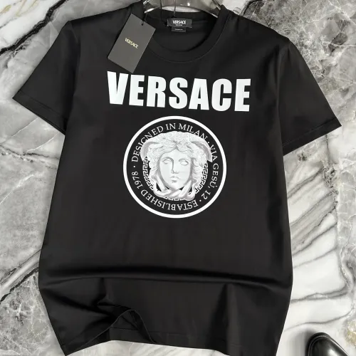 Wholesale Versace T-Shirts Short Sleeved For Men #1445622 $40.00 USD, Wholesale Quality Replica Versace T-Shirts