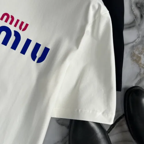 Replica MIU MIU T-Shirts Short Sleeved For Men #1445623 $40.00 USD for Wholesale