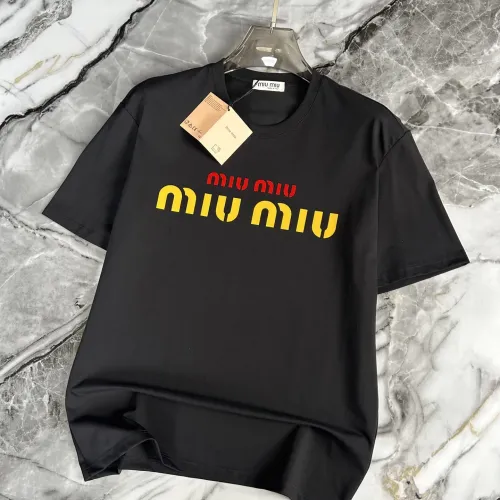 Wholesale MIU MIU T-Shirts Short Sleeved For Men #1445624 $40.00 USD, Wholesale Quality Replica MIU MIU T-Shirts