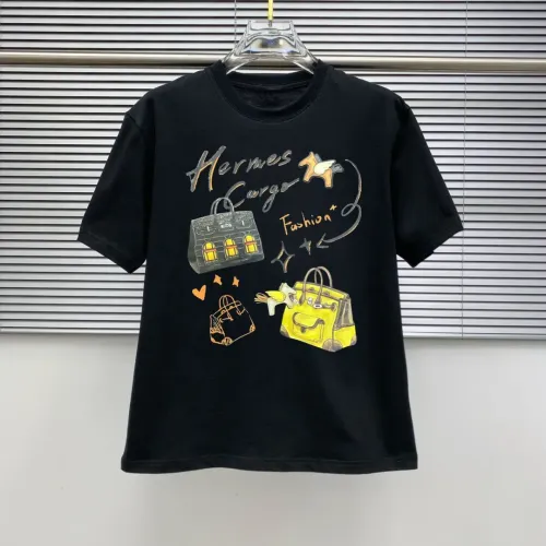 Wholesale Hermes T-Shirts Short Sleeved For Men #1445634 $40.00 USD, Wholesale Quality Replica Hermes T-Shirts