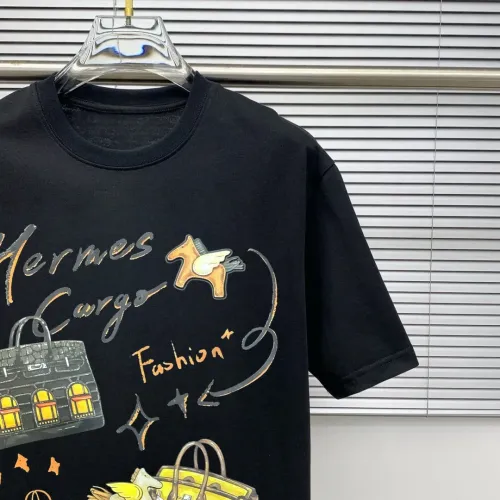 Replica Hermes T-Shirts Short Sleeved For Men #1445634 $40.00 USD for Wholesale
