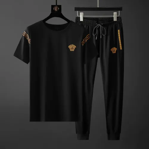 Wholesale Versace Tracksuits Short Sleeved For Men #1445675 $68.00 USD, Wholesale Quality Replica Versace Tracksuits