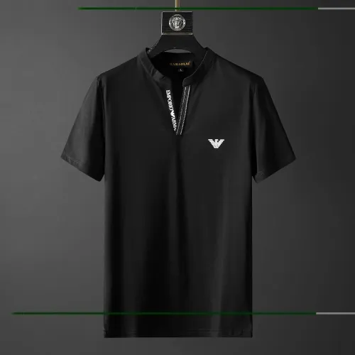 Replica Armani Tracksuits Short Sleeved For Men #1445676 $68.00 USD for Wholesale