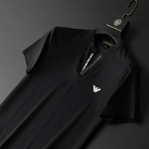 Replica Armani Tracksuits Short Sleeved For Men #1445676 $68.00 USD for Wholesale
