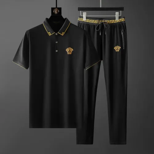 Wholesale Versace Tracksuits Short Sleeved For Men #1445694 $72.00 USD, Wholesale Quality Replica Versace Tracksuits