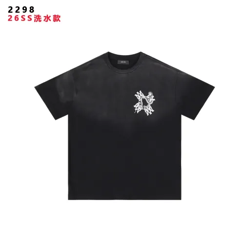 Replica Amiri T-Shirts Short Sleeved For Unisex #1445728 $32.00 USD for Wholesale