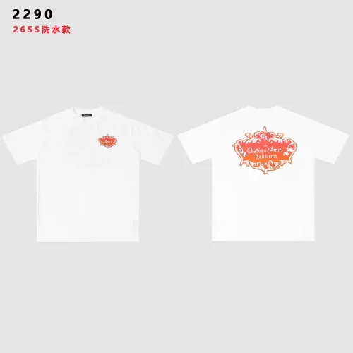 Wholesale Amiri T-Shirts Short Sleeved For Unisex #1445730 $32.00 USD, Wholesale Quality Replica Amiri T-Shirts