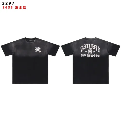 Wholesale Amiri T-Shirts Short Sleeved For Unisex #1445735 $32.00 USD, Wholesale Quality Replica Amiri T-Shirts