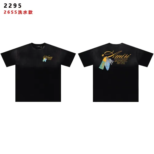 Wholesale Amiri T-Shirts Short Sleeved For Unisex #1445736 $32.00 USD, Wholesale Quality Replica Amiri T-Shirts