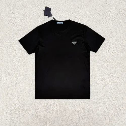 Wholesale Prada T-Shirts Short Sleeved For Men #1445760 $34.00 USD, Wholesale Quality Replica Prada T-Shirts
