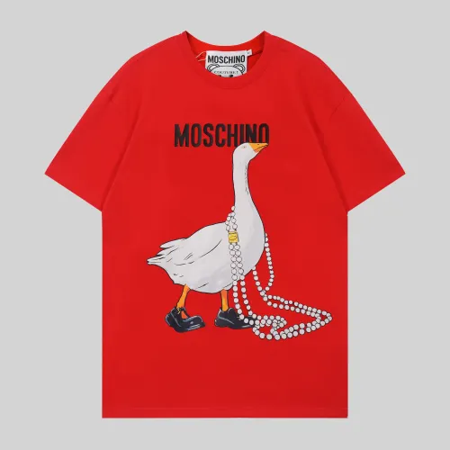 Wholesale Moschino T-Shirts Short Sleeved For Unisex #1445786 $34.00 USD, Wholesale Quality Replica Moschino T-Shirts