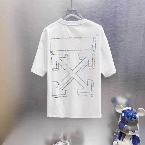 Wholesale Off-White T-Shirts Short Sleeved For Unisex #1445801 $38.00 USD, Wholesale Quality Replica Off-White T-Shirts