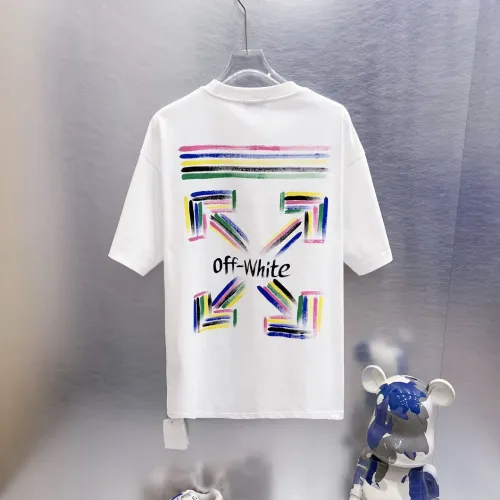 Wholesale Off-White T-Shirts Short Sleeved For Unisex #1445812 $38.00 USD, Wholesale Quality Replica Off-White T-Shirts