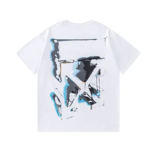 Wholesale Off-White T-Shirts Short Sleeved For Unisex #1445818 $32.00 USD, Wholesale Quality Replica Off-White T-Shirts
