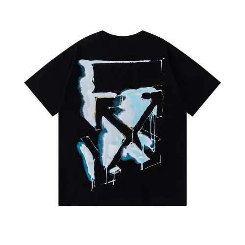 Wholesale Off-White T-Shirts Short Sleeved For Unisex #1445819 $32.00 USD, Wholesale Quality Replica Off-White T-Shirts
