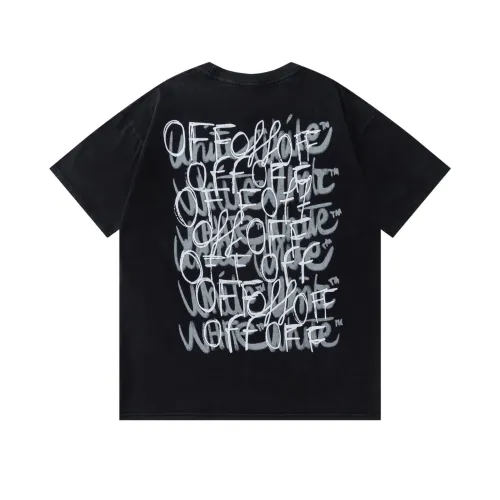 Wholesale Off-White T-Shirts Short Sleeved For Unisex #1445822 $39.00 USD, Wholesale Quality Replica Off-White T-Shirts
