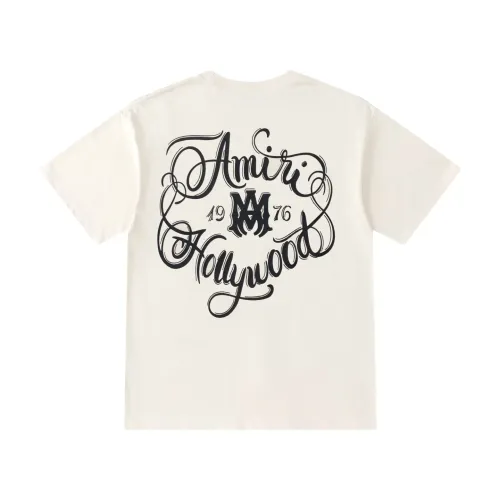 Replica Amiri T-Shirts Short Sleeved For Unisex #1445837 $40.00 USD for Wholesale
