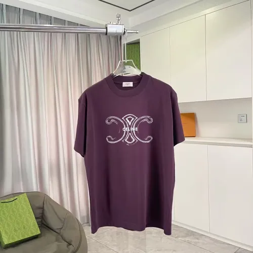 Wholesale Celine T-Shirts Short Sleeved For Unisex #1445870 $42.00 USD, Wholesale Quality Replica Celine T-Shirts